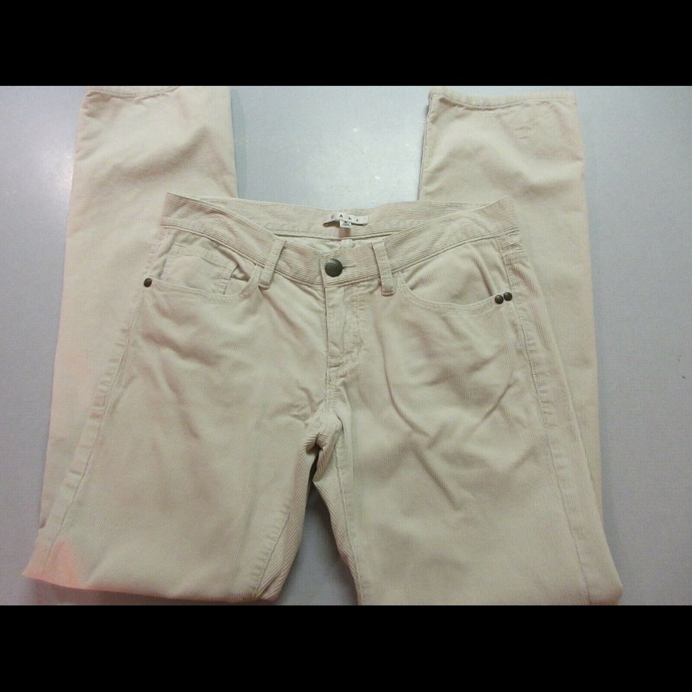 CAbi Brando corduroy pants off white #148 sz 6